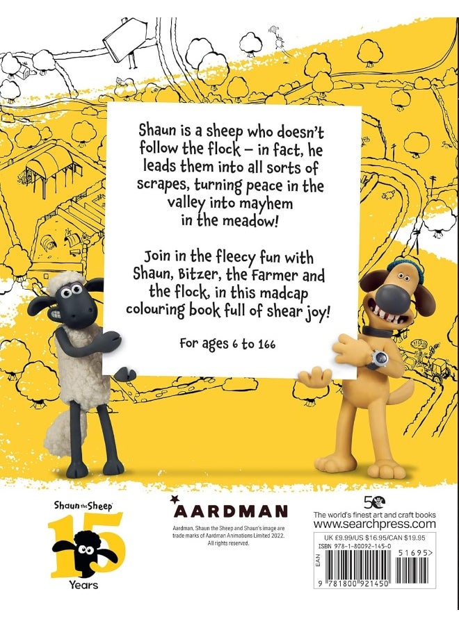 null - Shaun the Sheep: The Official Colouring Book (Aardman) - Image 1
