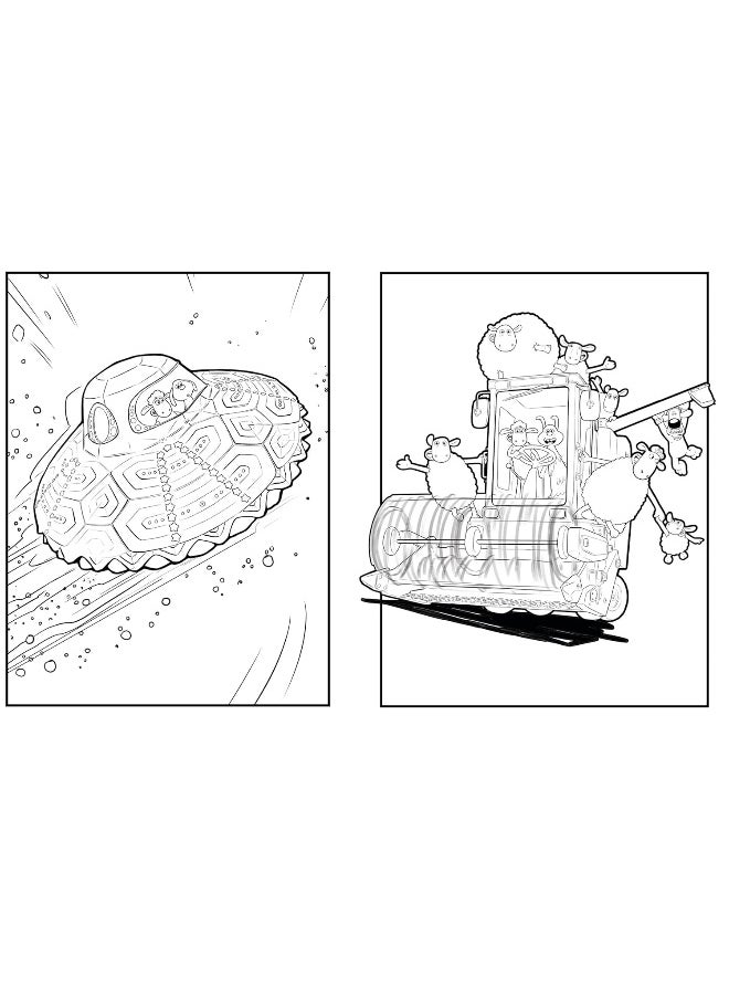 null - Shaun the Sheep: The Official Colouring Book (Aardman) - Image 1