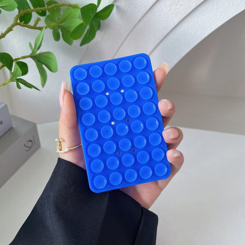 Multifunctional Double-Sided Silicone Suction Cups, 40pcs Mobile Accessories dark blue (OPP bag)