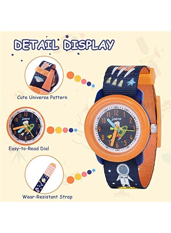 Kids Watch, Girls Watch Waterproof 3D Cute Cartoon Toy Silicone Band Wristwatch Childrens Watches Gift for Girls Boys Age 3-11 Years Old (Blue)  - Image 3