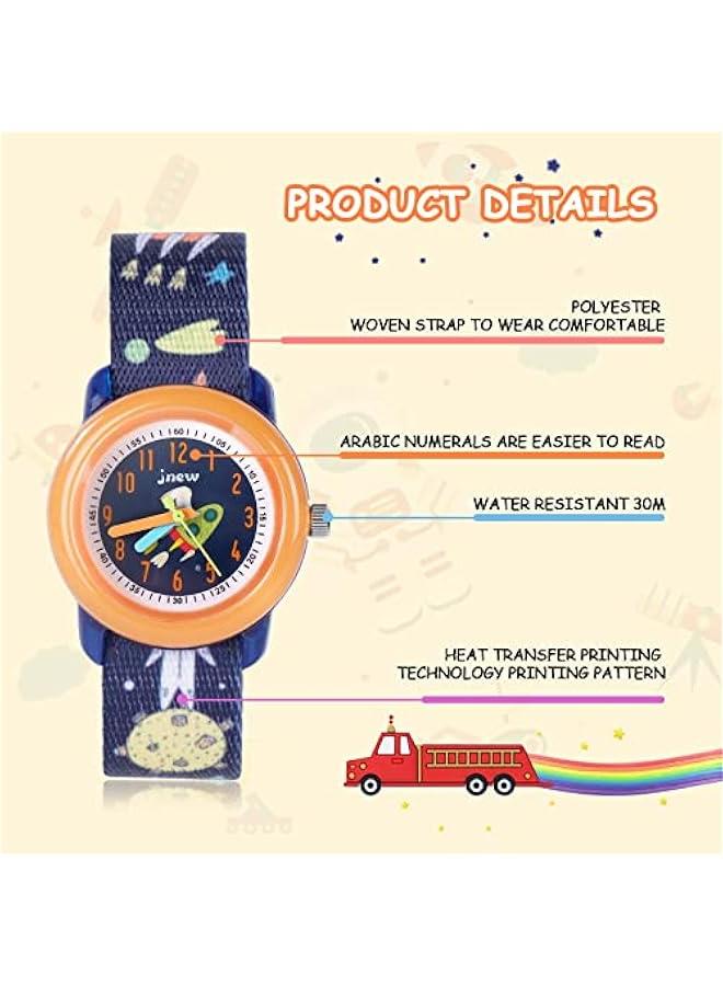 Kids Watch, Girls Watch Waterproof 3D Cute Cartoon Toy Silicone Band Wristwatch Childrens Watches Gift for Girls Boys Age 3-11 Years Old (Blue)  - Image 4
