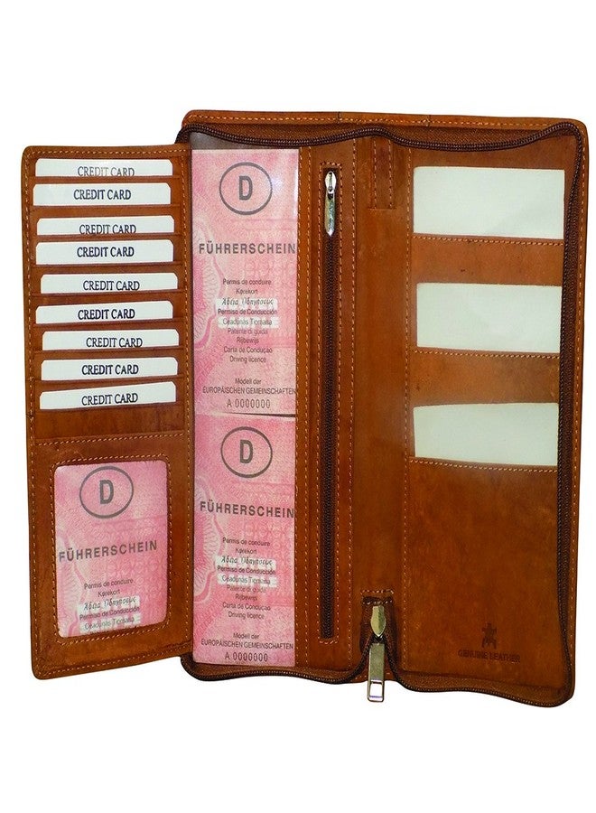 Style Shoes style 98 Genuine Leather Passport Holder for Men & Women Suitable for Credit Debit Card - Image 5