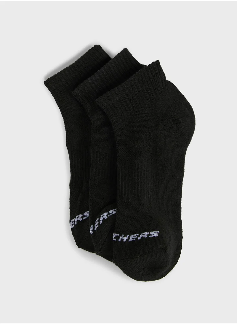 SKECHERS 3 Pack Crew Socks