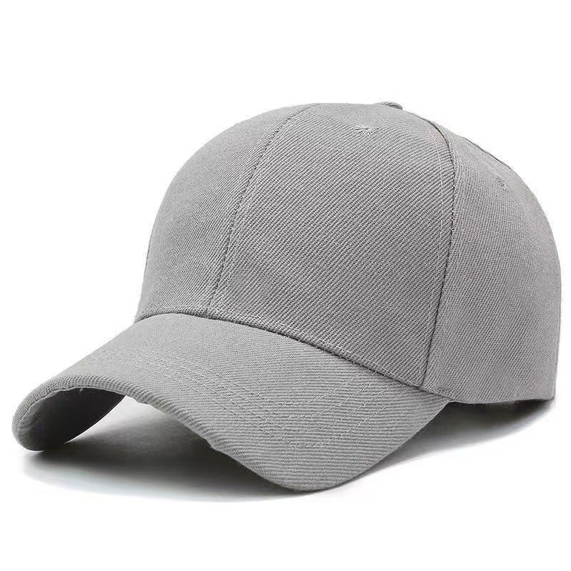 Hat summer sunscreen mesh baseball cap Korean wave cap men and women outdoor breathable sunshade sun hat youth Grey - Image 1