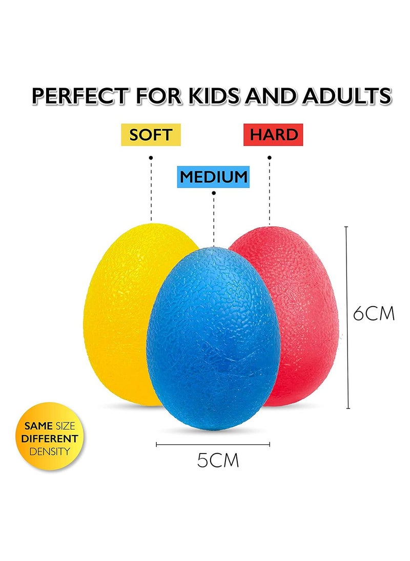 RATSAW Hand Grip Strength Trainer Finger Strength Trainer Stress Relief Ball for Adults and Kids Squishy Wrist Rehab Therapy Hand Grip Ball  - Image 2