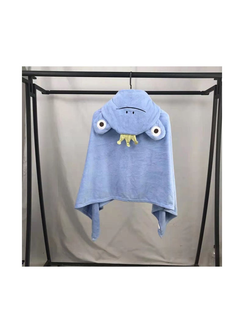 With Hood Coral Fleece Cloaks Bath Towels