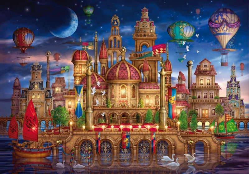 FunBlast 5D Diamond Painting Kit, 12x16inch Diamond Painting Kit for Adults & Kids, Suitable for Home Leisure and Wall Decoration, Gift for Kids and Adults (Monument) - Image 1
