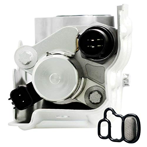 MYSMOT Spool Valve VTEC Solenoid Assembly with Timing Oil Pressure Switch For Honda Accord 24L Civic 20L CRV Element Acura RSX 15810RAAA03 15810RAAA01 917224 - Image 1
