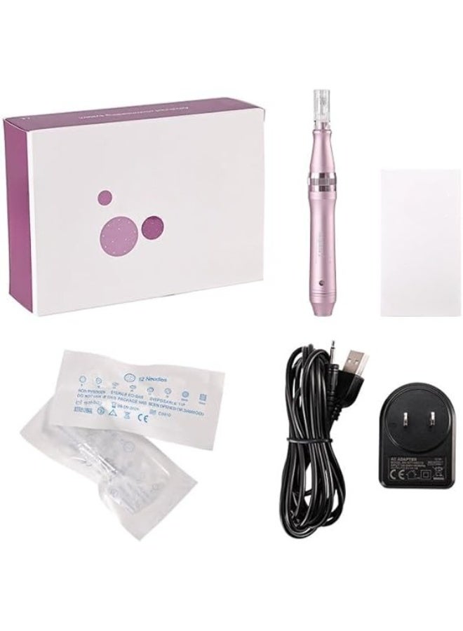 جهاز ديرما بن لاسلكي احترافي مع 8 رؤوس لتجديد البشرة الوجه والجسم - Image 1