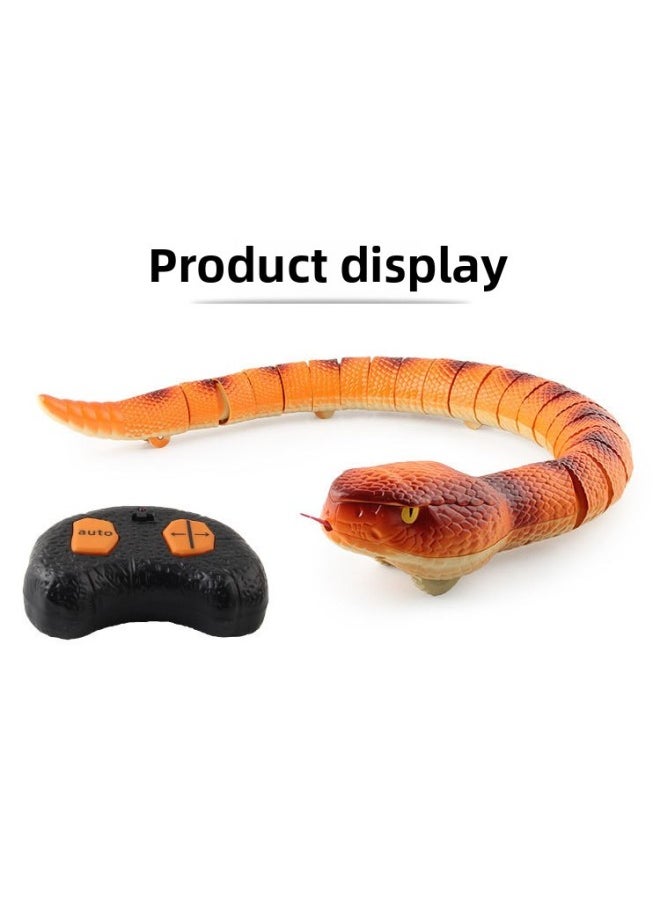 Hot-selling Trick Toys Infrared Remote Control Electric Cockroach Simulation Induction Spider Ants Trick Animals-Color:7707 Snake 695g  - Image 1