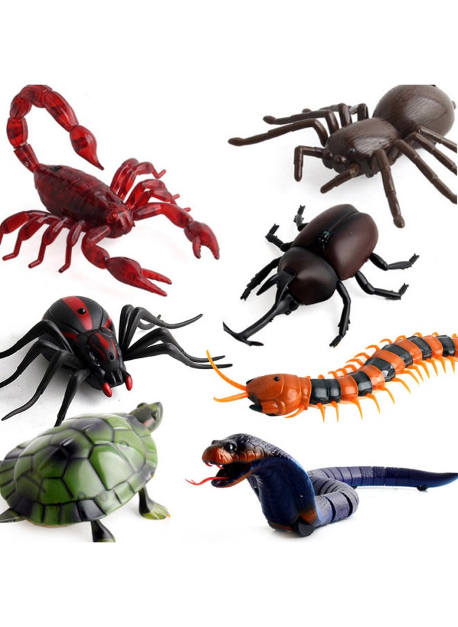 Hot-selling Trick Toys Infrared Remote Control Electric Cockroach Simulation Induction Spider Ants Trick Animals-Color:7707 Snake 695g  - Image 2