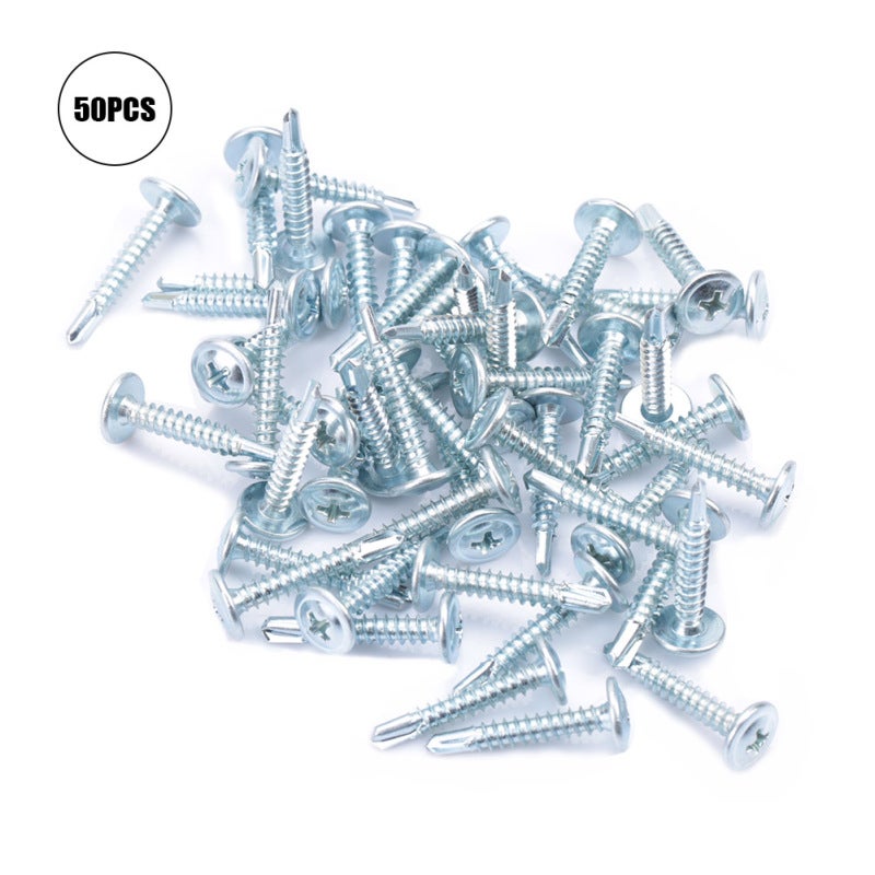 Self Drilling Screws M4.2: Pointed Drilling Tail - High Maintenance Force Truss Head Screws for Steel Structure Color Steel Tile Fixation & Thin Sheet Construction - Image 5