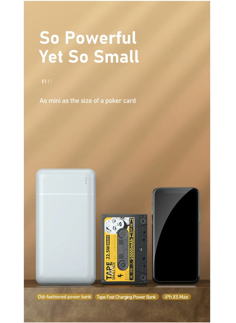 REMAX Tape Creative Retro Mobile Power Display 10000 MA 22.5W Phone Fast Charge Power Bank  - Image 3