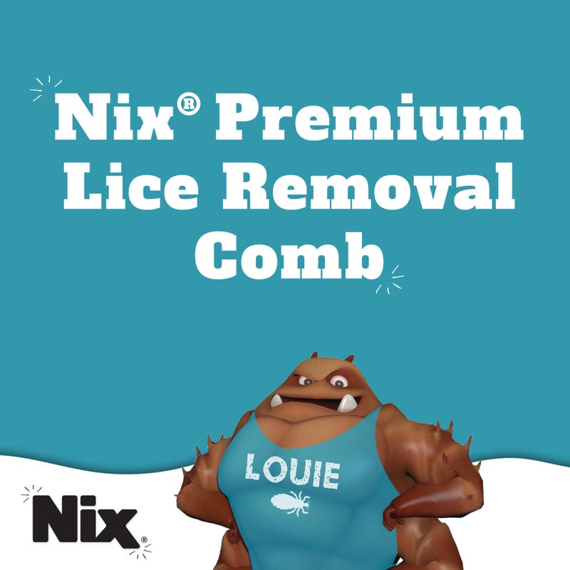 Nix Lice Removal Comb, Removes Dead Lice  Eggs from Hair, 2-Sided - Image 2