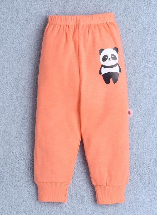 BUMZEE Boys Cotton Regular Fit Pyjamas Pack of 4 Orange & Green - 18-24 Months (Peb10612E-org) - Image 5