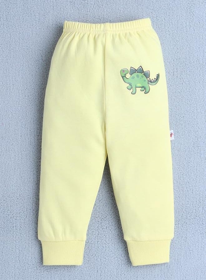 BUMZEE Boys Cotton Regular Fit Pyjamas Pack of 4 Orange & Green - 18-24 Months (Peb10612E-org) - Image 2