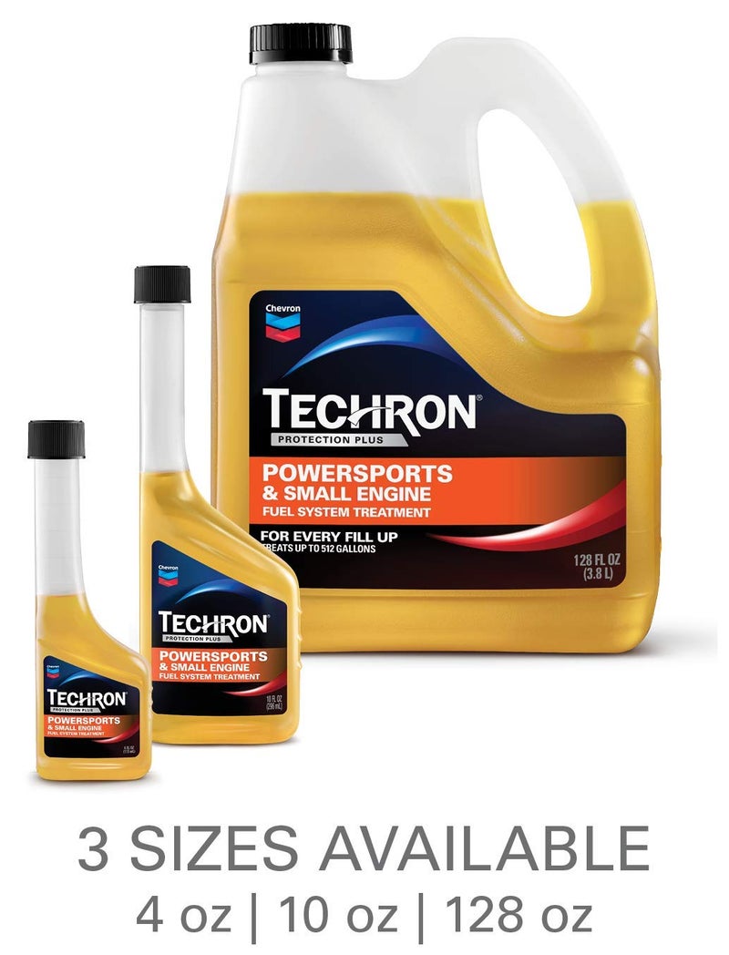 Chevron Techron Protection Plus Powersports and Small Engine Fuel System Treatment, 10 oz, Pack of 1 - Image 2