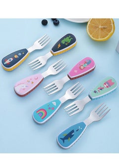Brain Giggles BrainGiggles Kids Cutlery Set with Case (Unicorn)  - Image 4