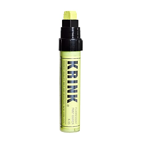 KRINK K55 Fluorescent Waterbased 30ml Marker - Yellow - Image 1