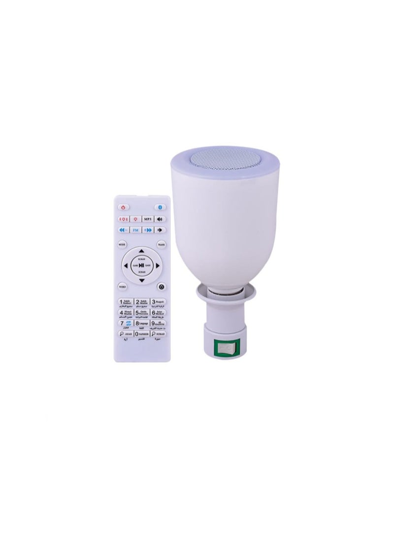 LED Smart Light Bulb with Built-in Bluetooth Speaker and Remote Control - Image 1