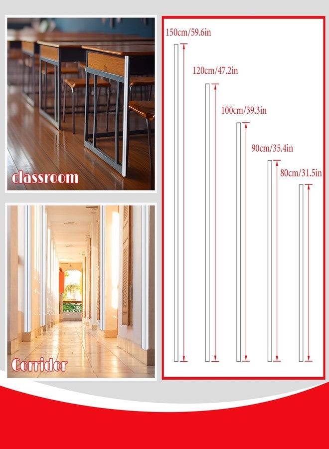 Beeveer 10 Pcs Wall Corner Protector, Clear Self-Adhesive Corner Protectors for Walls for Baby, Furniture, Door, Tables, Cover Sharp Furniture, Easy to Install(31.5'' X 1.18'') - Image 2