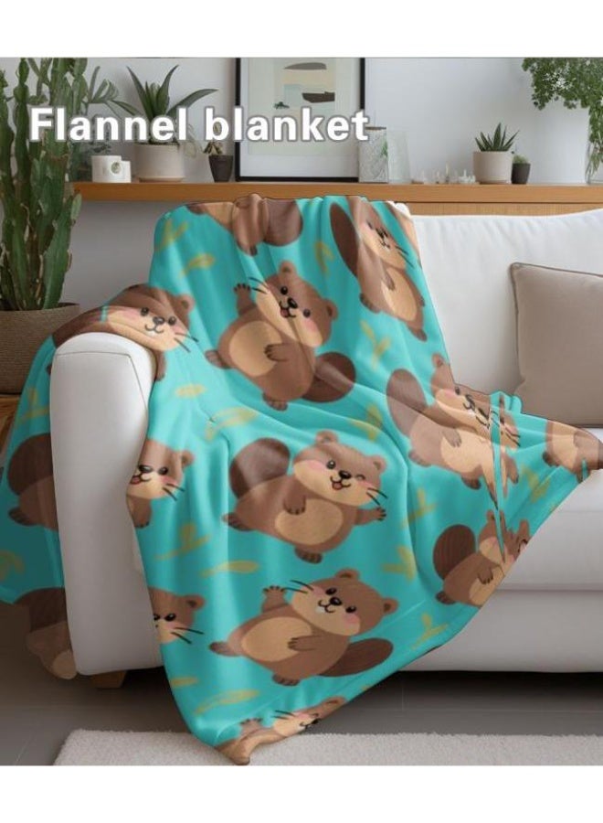 general Baby and children's cartoon flannel thin blanket (warm and comfortable, suitable for sleep, game use) 70cm*100cm - Image 5