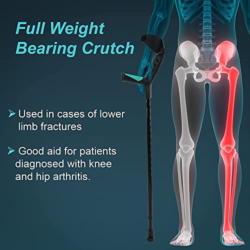 Kds Surgical Elbow Support Adjustable Height Men Women Old Age People Walking Stick Old People- Unisex - Image 5