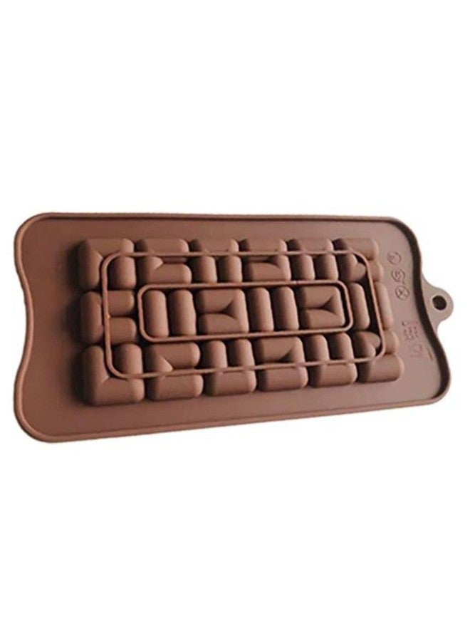 Cake Decor 1 Cavity Geometric Shape Chocolate Bar Silicone Chocolate Mould - Image 1