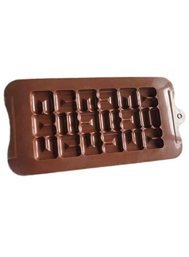 Cake Decor 1 Cavity Geometric Shape Chocolate Bar Silicone Chocolate Mould - Image 2