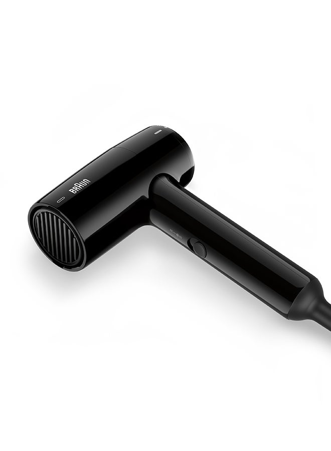 Braun Hair Dryer, Compact Hair Dryer with Drying Nozzle, 1800W, - BRHD150SDE black - Image 4