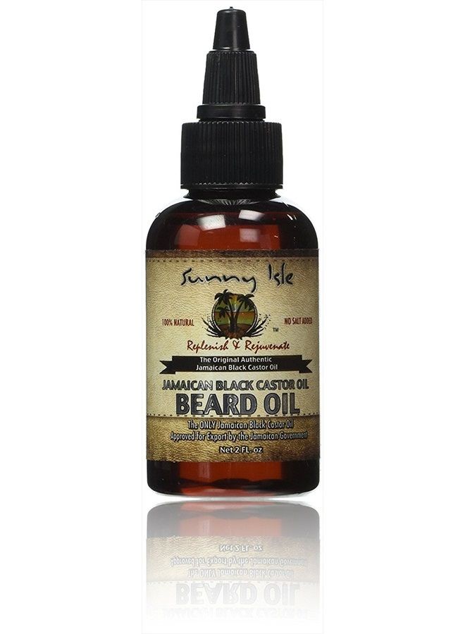 Sunny Isle Jamaican Black Castor Beard Oil, 2 Ounce - Image 1