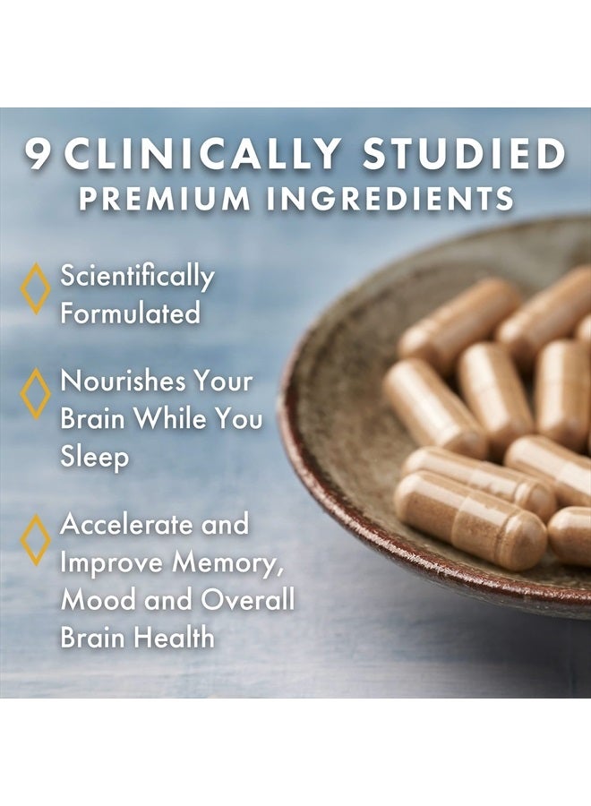 Awakened Alchemy Mind:Restore Premium Nighttime Nootropic Supplement | Advanced Natural Brain Nutrition | Promotes Restorative Sleep | Improve Memory | Improve Mood | Repair Brain | 9 Premium Ingredients | 90 Count - Image 2
