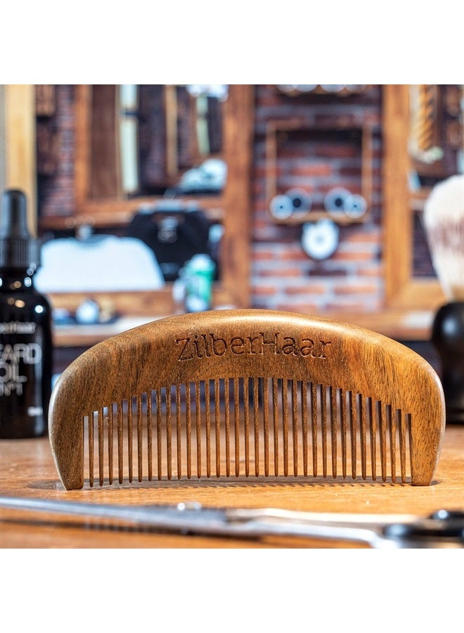 ZilberHaar Beard Comb – 100% Sandalwood – Essential Beard Care Accessory for Men – Hand Made - Image 4
