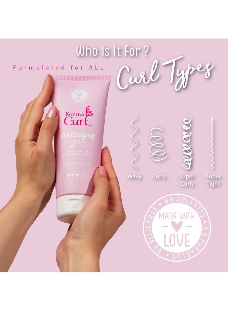 Kozma Curl Defining Gel 200ml - Image 3