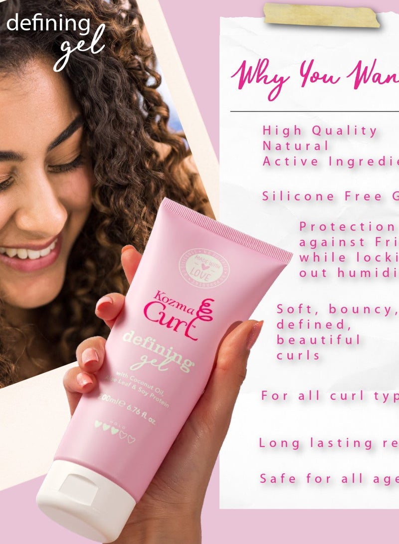 Kozma Curl Defining Gel 200ml - Image 2