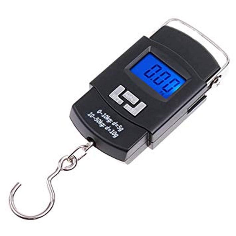 Shreekunj Impex SHREEKUNJ IMPEX Heavy Duty Portable Hook Weighing Machine Digital Type Manual Weight Mc 10 Kg50kg Temp Scale for Home Kitchen Traveling Black  - Image 4