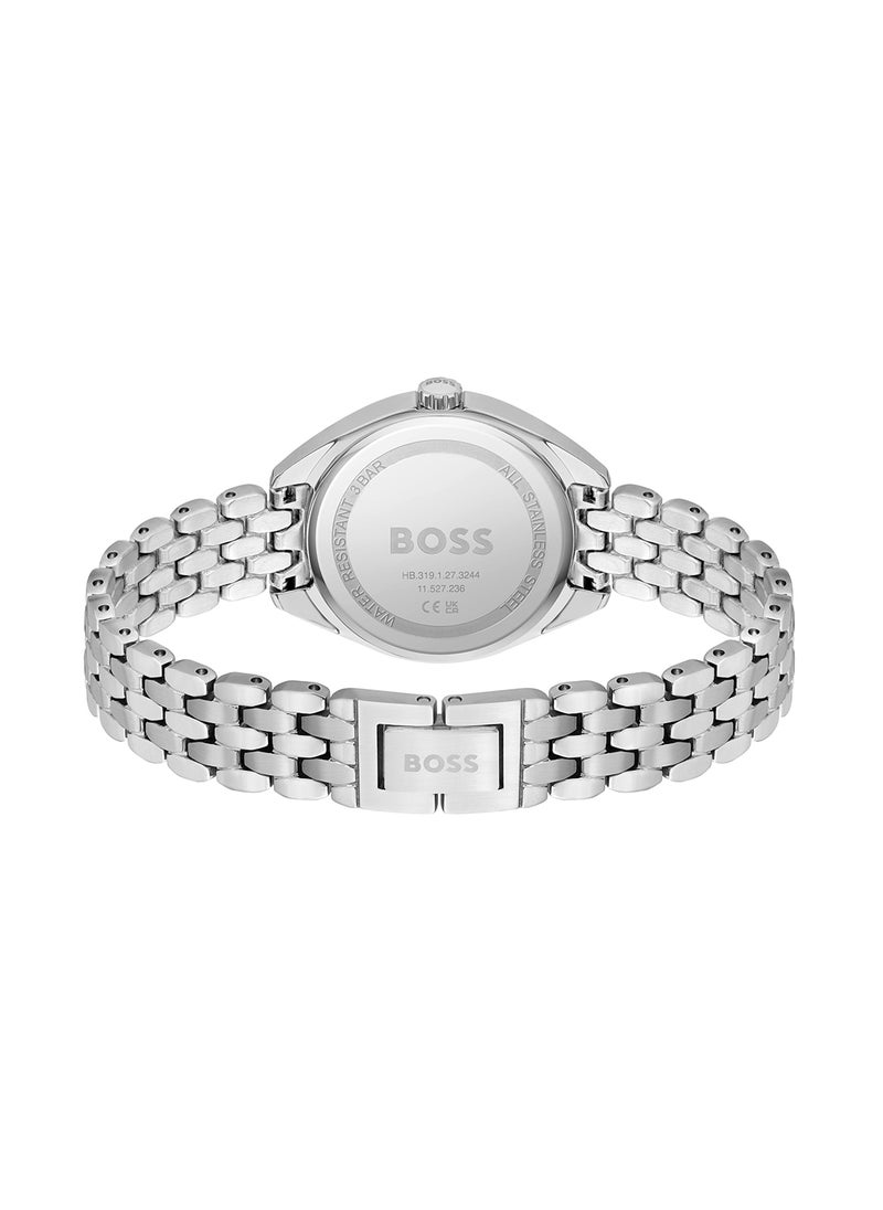 HUGO BOSS Women's Analog Round Shape Stainless Steel Wrist Watch 1502722 - 24.5 Mm  - Image 3
