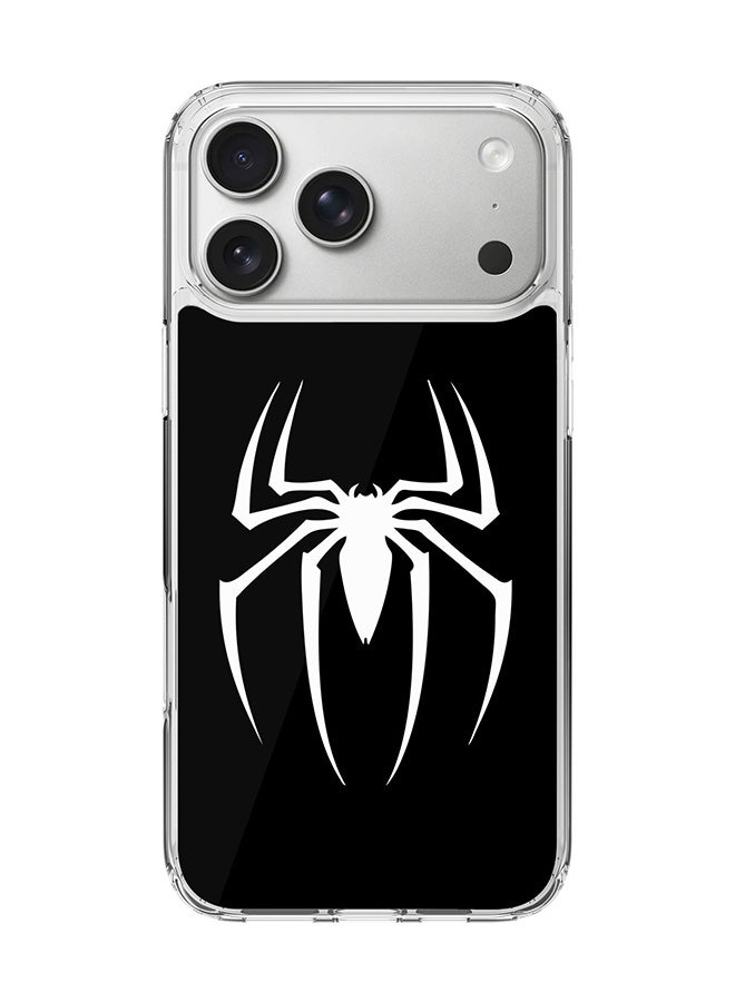 Classic Clear MagSafe Case for iPhone 17 Pro Max , Hybrid Soft Case Flexible Edges Anti Drop TPU PC Gel Thin Transparent Cover [ Designed for iPhone 17 Pro Max ] - Spidermark (Black)