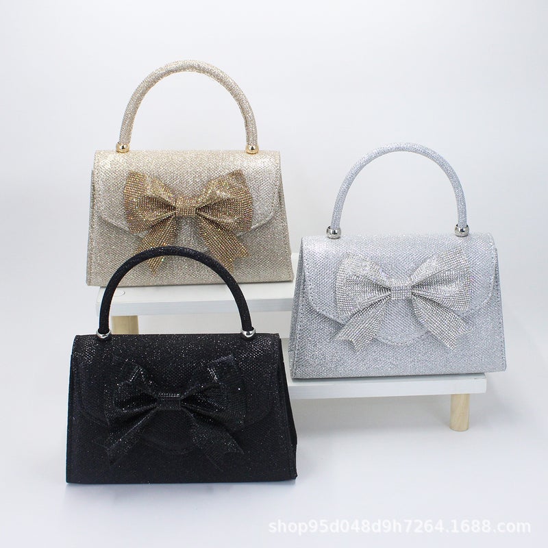 E-Commerce New Fashion Light Luxury Style Evening Bag Hand-Held Wedding Ball Bag Evening Dress Bag Chain Bag - Image 2
