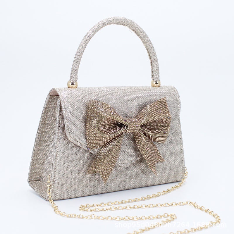 E-Commerce New Fashion Light Luxury Style Evening Bag Hand-Held Wedding Ball Bag Evening Dress Bag Chain Bag - Image 5