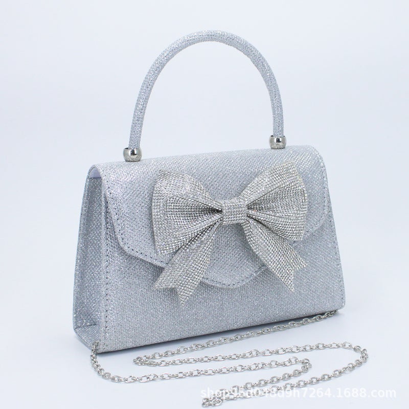 E-Commerce New Fashion Light Luxury Style Evening Bag Hand-Held Wedding Ball Bag Evening Dress Bag Chain Bag - Image 1