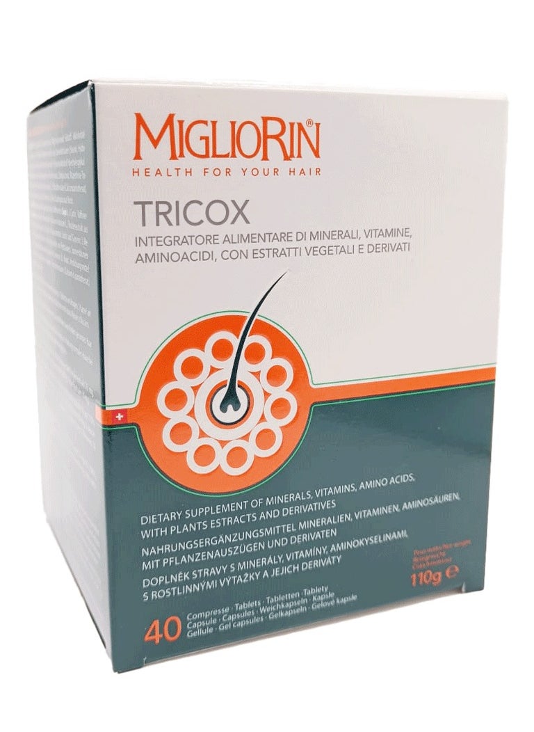 MIGLIORIN - Tricox 40gel + 40tab + 40cap (110 g) - Image 1