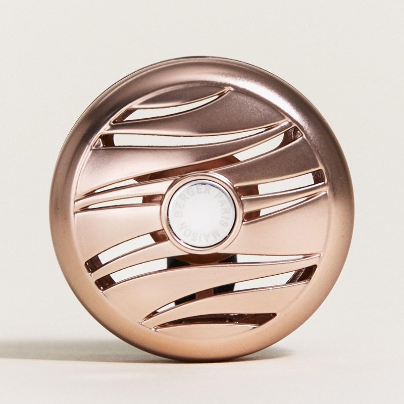 MAISON BERGER Luxury Car Air Freshener Vent Clip â€“ Refillable Scent Diffuser for Car Vents, French-Made, Adjustable Fragrance (No Pods/Refills Included, 1.75â€ Diameter) - Pink Copper - Image 3