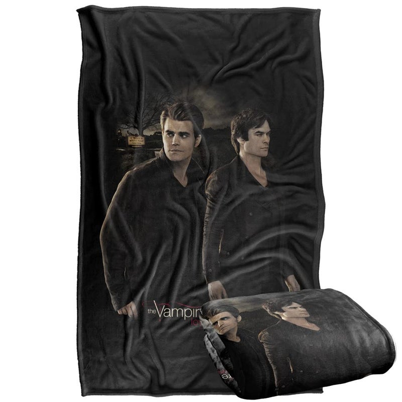 LOGOVISION Vampire Diaries Brothers Silky Touch Super Soft Throw Blanket 36" x 58",Brothers Christmas Gift - Image 1