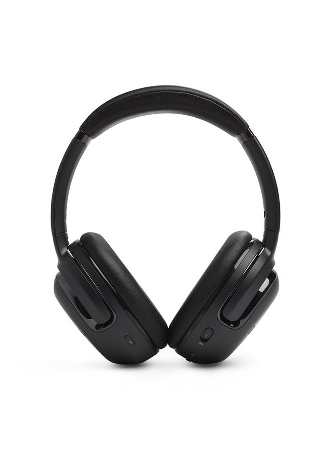 Toure One M2 Wireless Over Ear Noice Cancelling Headphones Legendry Pro Sound 4 Mic Superior Calls With Voice Control Immersive Spatial Sound 50H Battery Black