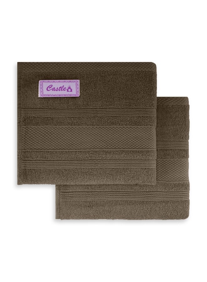 BYFT Home Castle (Beige) Premium Cotton Hand Towel (50 X 90 Cm-Set Of 1) Highly Absorbent, High Quality Bath Linen With Diamond Dobby 550 Gsm - Image 5