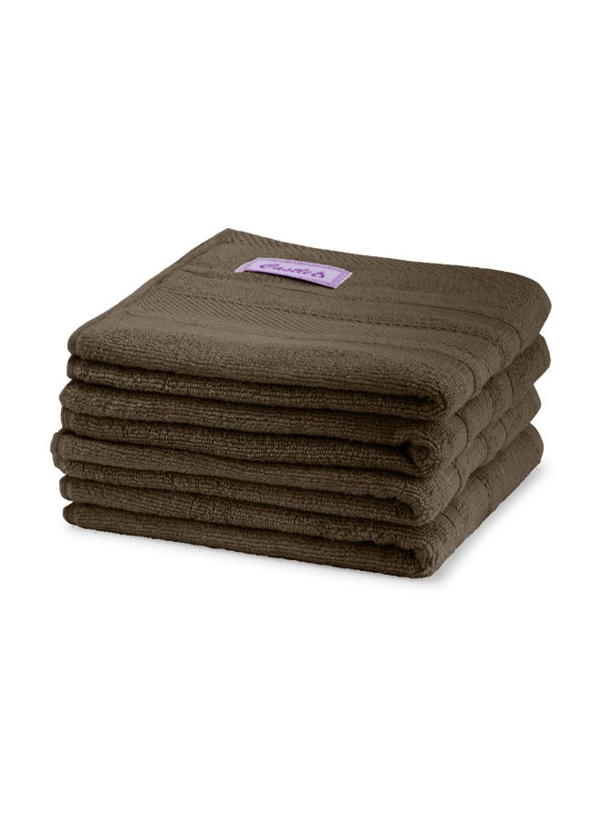 BYFT Home Castle (Beige) Premium Cotton Hand Towel (50 X 90 Cm-Set Of 1) Highly Absorbent, High Quality Bath Linen With Diamond Dobby 550 Gsm - Image 4