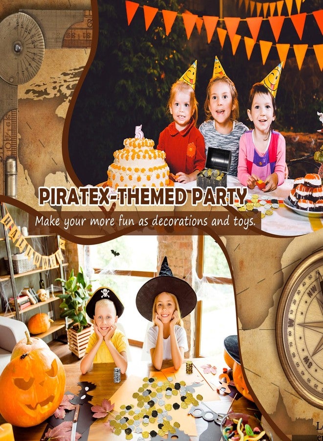 هانايف، 800 قطعة من عملات القراصنة البلاستيكية، كنز ذهبي، دبلون إسباني، عملة عيد القديس باتريك المزيفة، لعبة للأطفال، ألعاب لوحية، حفلات قراصنة، تنكر، مكافأة للمعلمين في الفصل الدراسي (ذهبي، فضي، برونزي) - Image 4