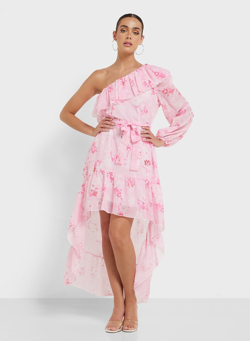 Ginger Floral High-Low Dress - Image 4