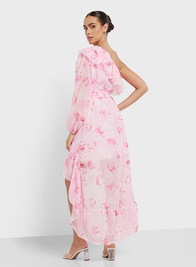 Ginger Floral High-Low Dress - Image 2